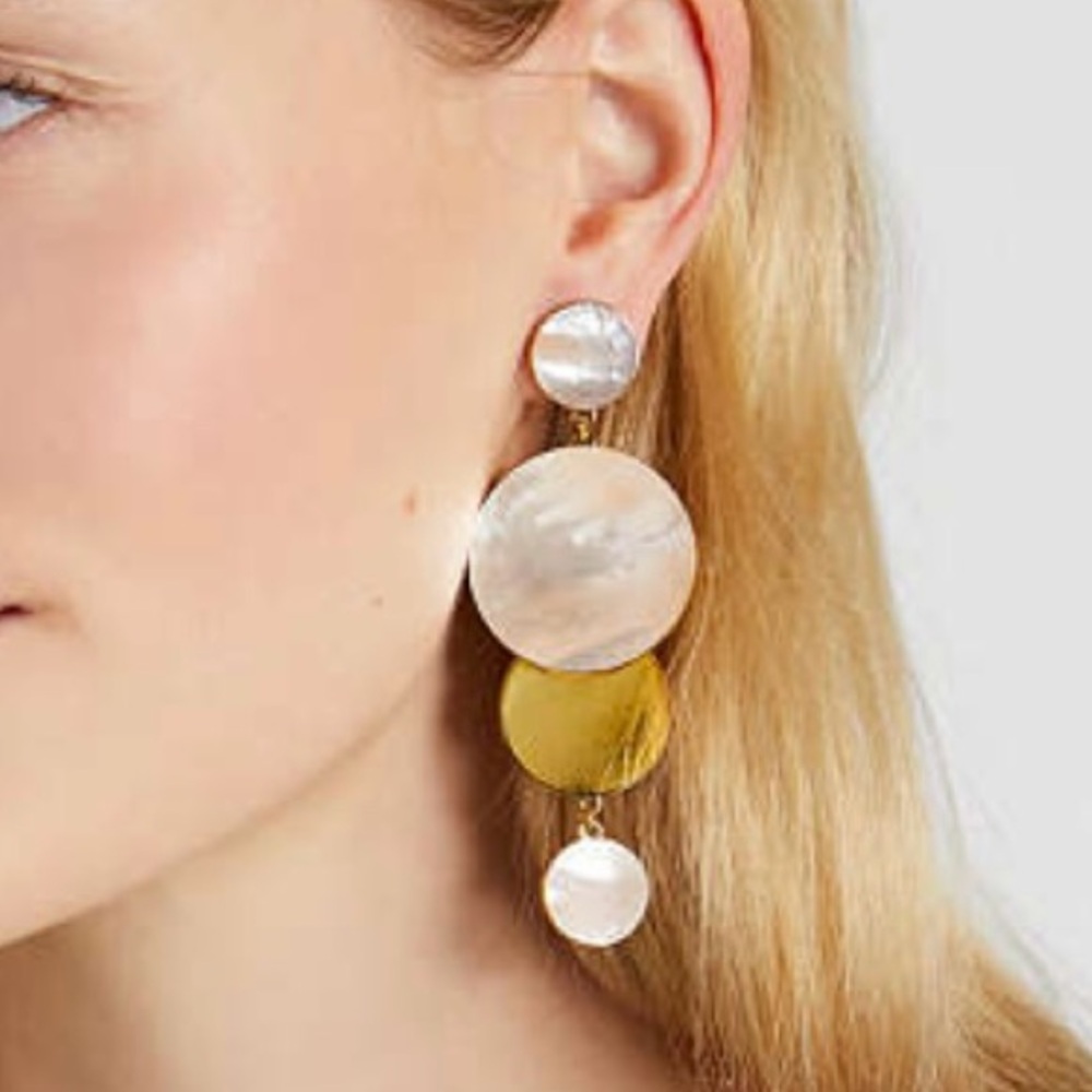 Kate Spade On The Dot Statement Earrings NWT